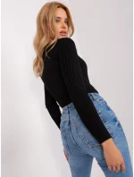 Sweter PM SW model 18900640 czarny - FPrice Sweter PM SW model 18900640 czarny - FPrice