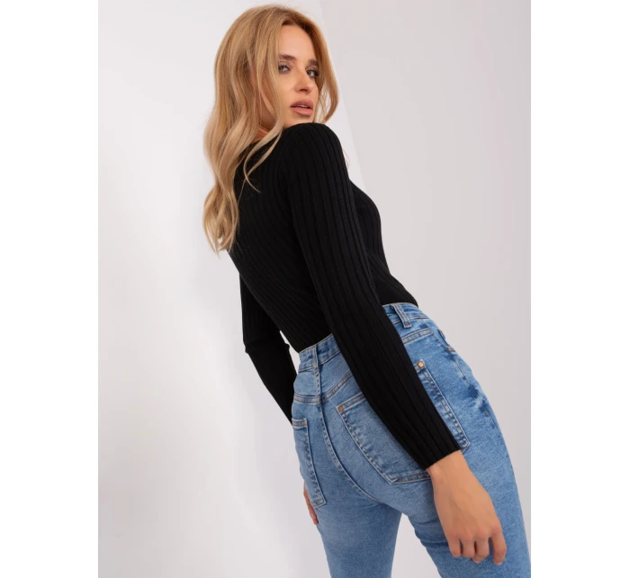 Sweter PM SW model 18900640 czarny - FPrice Sweter PM SW model 18900640 czarny - FPrice