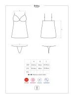 košilka chemise  model 7932445 - Obsessive