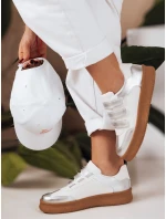 Dámské tenisky na suchý zip stříbrné Dstreet model 21983688 - FashionStreet