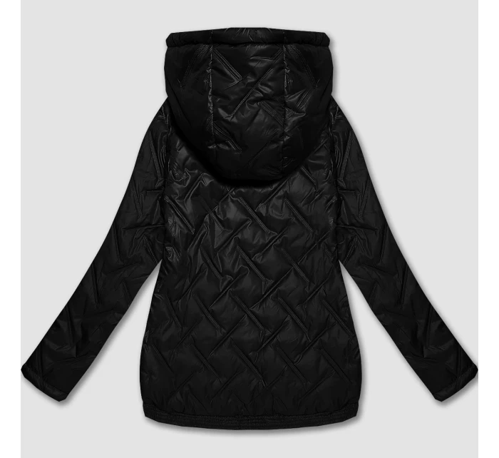 Dámska ľahká bunda s kapucňou S'West Black (B8558-1)