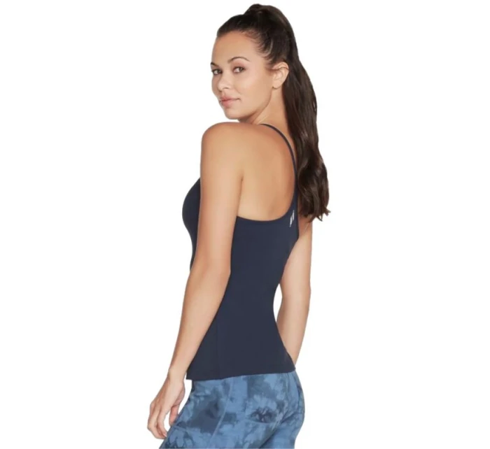 Skechers Go Walk Racerback Shelf Bra Cami W1TT134-NVY Navy Blue M