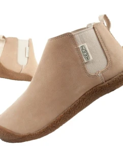 Dámske topánky Keen Mosey Chelsea leather boots light beige dámske
