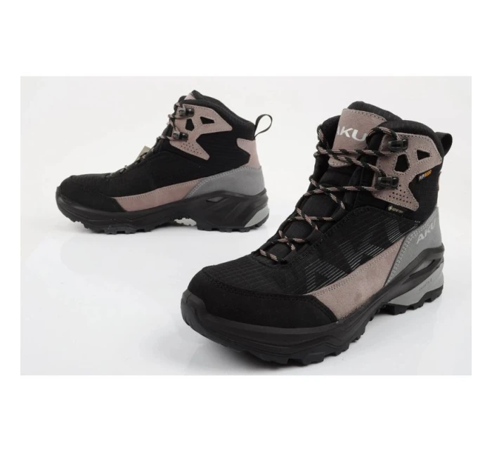 Aku dámska trekingová športová obuv Adapta Gore-tex kožená čierno-ružová dámska