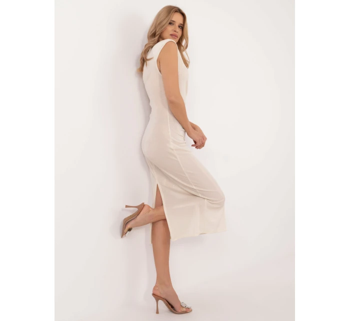 Sukienka DHJ SK model 21798075 jasny beżowy - FPrice