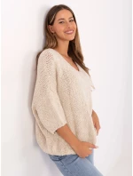 Jumper IT SW 7703.70 světle béžový Jumper IT SW 7703.70 světle béžový