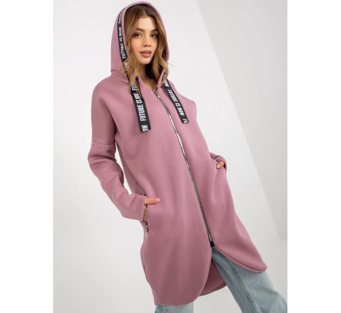 Mikina RV BL 6683.00P tmavo ružová