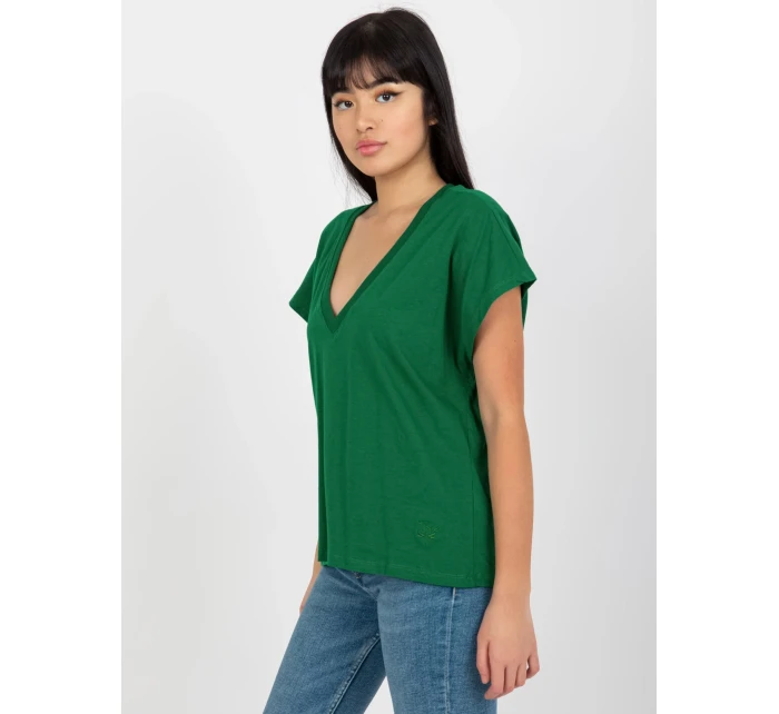 Dámské tričko TW TS model 18116252 tmavě zelená - FPrice Dámské tričko TW TS model 18116252 tmavě zelená - FPrice