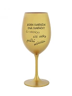 SVAŘÁČEK - zlatý pohár na víno 350 ml