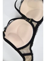 Dámská podprsenka PUSH BLACK BEIGE model 18408459 - MEDIOLANO
