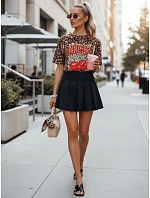BRYONIS mini sukňa čierna FashionStreet CY0454
