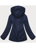Tmavomodrá dámska zimná bunda klokanka (b2361) Tmavomodrá dámska zimná bunda klokanka (b2361)