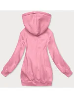 Růžová dámská klokaní mikina model 17789379 - J.STYLE Růžová dámská klokaní mikina model 17789379 - J.STYLE