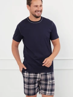 Talianska móda Edwin c.r. c.r. farba:tmavomodrá/print