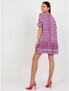 Dámske šaty D73771M30306C fialové - FPrice