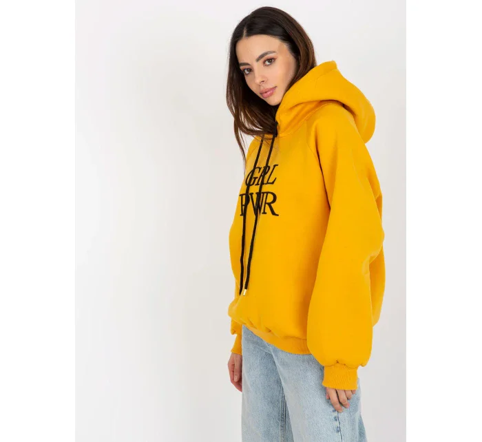 Dámska mikina EM BL 651 2.14X tmavo žltá - FPrice