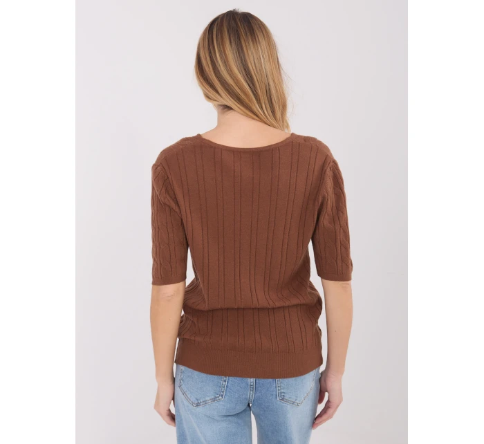 Jumper PM SW B 615.18 svetlohnedý