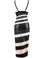 Šaty V-10879 čierne - Axami