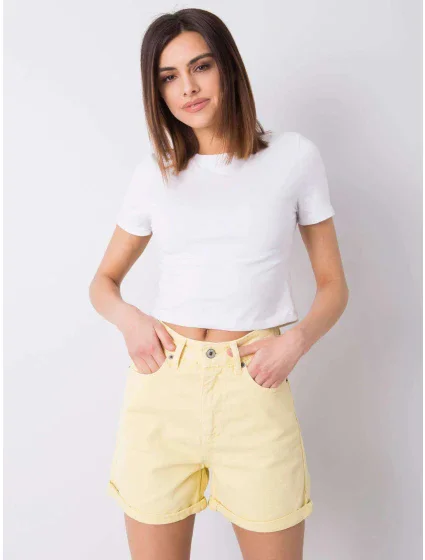 Dámské riflové kraťasy model 15680827 RUE PARIS - FPrice Dámské riflové kraťasy model 15680827 RUE PARIS - FPrice