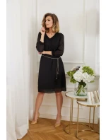 Dámské večerní šaty model 19382726 černé - La Aurora