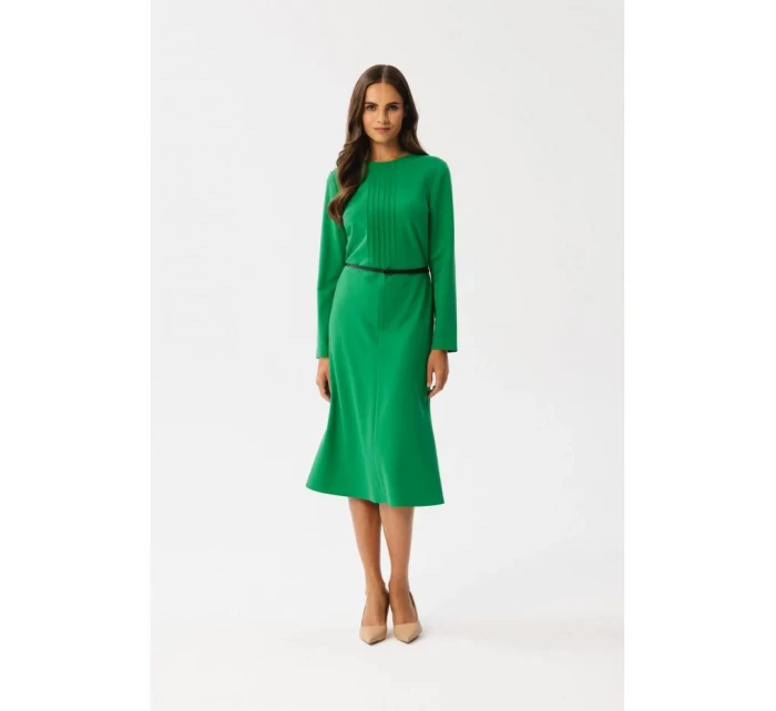 Dámské šaty model 20562085 zelené - STYLOVE Dámské šaty model 20562085 zelené - STYLOVE