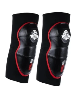 Športové chrániče kolien DBX-EG 0000941372 Čierne s červenou - BUSHIDO