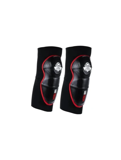 Športové chrániče kolien DBX-EG 0000941372 Čierne s červenou - BUSHIDO