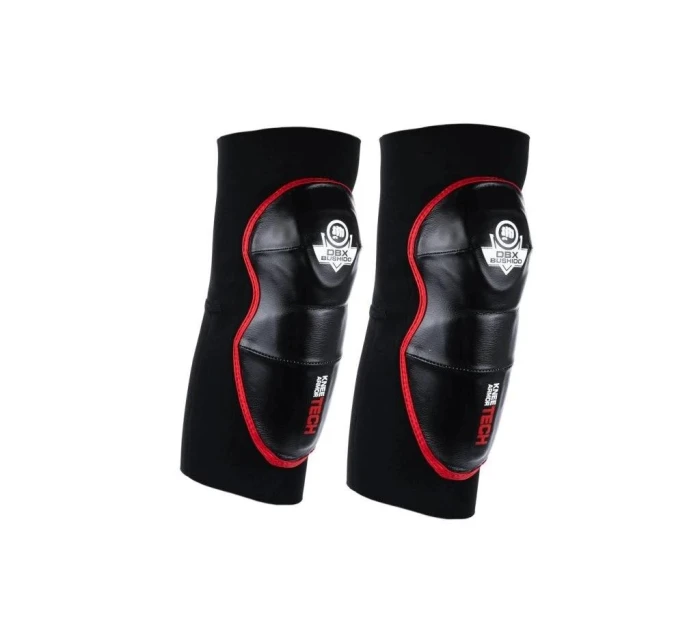Športové chrániče kolien DBX-EG 0000941372 Čierne s červenou - BUSHIDO