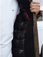 Pánská zimní bunda s odepínací kapucí světle hnědá Dstreet model 21980771 - FashionStreet