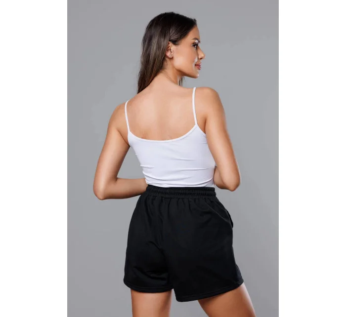 Černé dámské teplákové šortky model 18378853 - J.STYLE Černé dámské teplákové šortky model 18378853 - J.STYLE