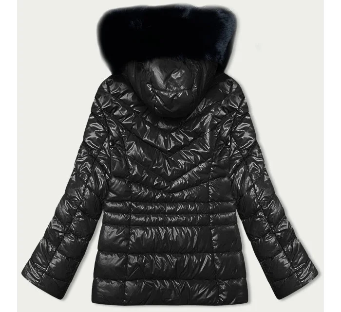 Černá dámská prošívaná zimní bunda model 21246591 - MELYA MELODY