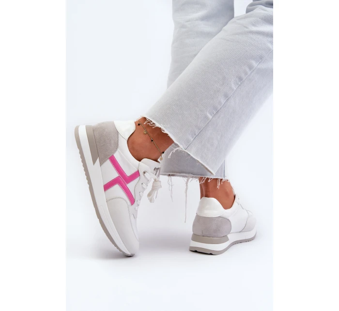 Dámské tenisky na platformě  Bílé model 21656790 - Inblu