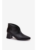 Dámské polobotky na podpatku Černá model 21418397 - BELLUCCI