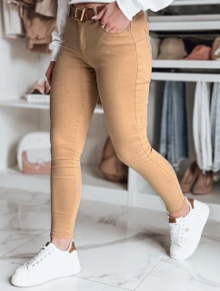 Dámske džínsové nohavice LODGE brown FashionStreet UY1905