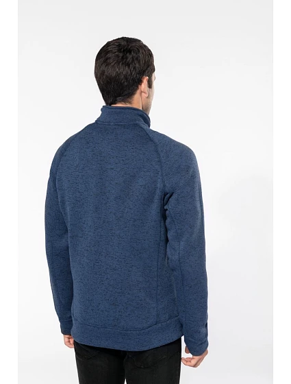 K Pánská melanžová pletená fleecová bunda 20. dark grey melange model 22423017 - Kariban K Pánská melanžová pletená fleecová bunda 20. dark grey melange model 22423017 - Kariban