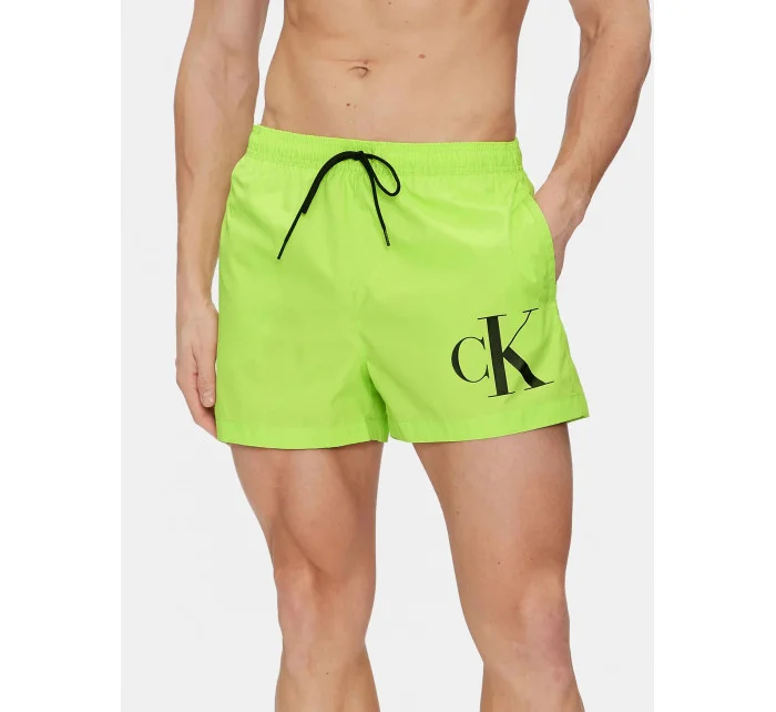 Pánské plavky neonově zelené model 19701748 - Calvin Klein Pánské plavky neonově zelené model 19701748 - Calvin Klein