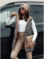 Dámská přechodná prošívaná vesta s kapucí oboustranná velbloudí Dstreet model 21980866 - FashionStreet Dámská přechodná prošívaná vesta s kapucí oboustranná velbloudí Dstreet model 21980866 - FashionStreet
