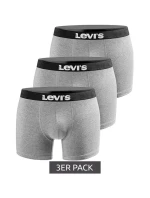 Pánske boxerky Levi's 3-Pack Grey Cotton