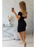 Pruhované model 18748309 šaty černé - K-Fashion