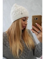 Fleecová čepice Roma model 18750243 bílá - K-Fashion