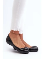 Damskie Pachnące Baleriny Z Sercem ZAXY NN285011 Czarne