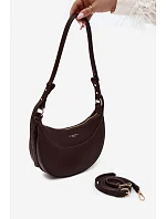 Malá taška z imitace kůže čokoládová model 22220917 - Flora&Co Malá taška z imitace kůže čokoládová model 22220917 - Flora&Co