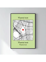 Personalizovaný magický fotorámik – 50 × 70 – mapa Personalizovaný magický fotorámik – 50 × 70 – mapa