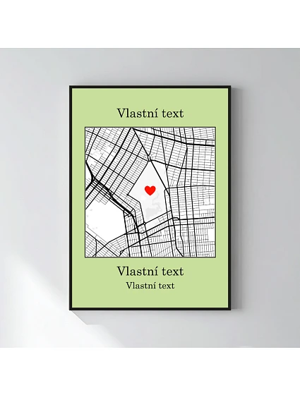 Personalizovaný magický fotorámik – 50 × 70 – mapa Personalizovaný magický fotorámik – 50 × 70 – mapa