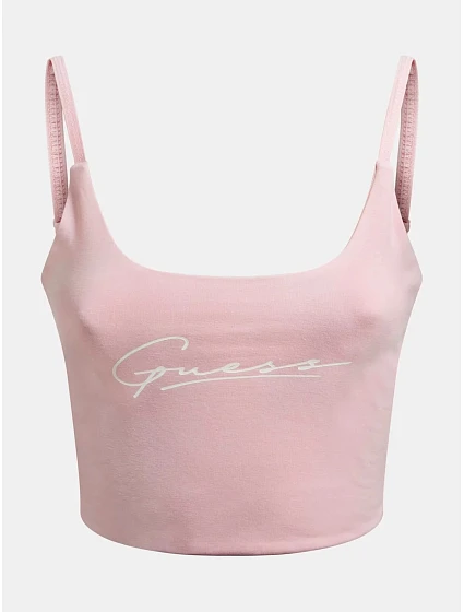 Dámský crop top růžová model 15903900 - Guess Dámský crop top růžová model 15903900 - Guess