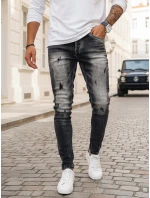Pánske džínsové nohavice šedé FashionStreet UX3996