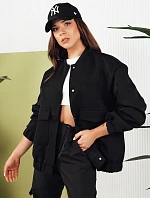 Dámska bunda typu bomber QUESI, čierna, FashionStreet TY4294