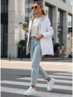 Dámská prošívaná přechodová bunda bílá Dstreet model 21996006 - FashionStreet