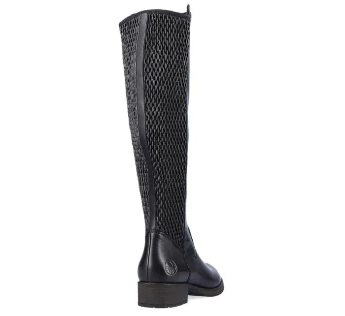 Kožené boty Rieker W model 21891294 černá - Inny