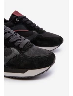 Sneakersy Męskie Memory Foam System Big Star NN174350 Czarne